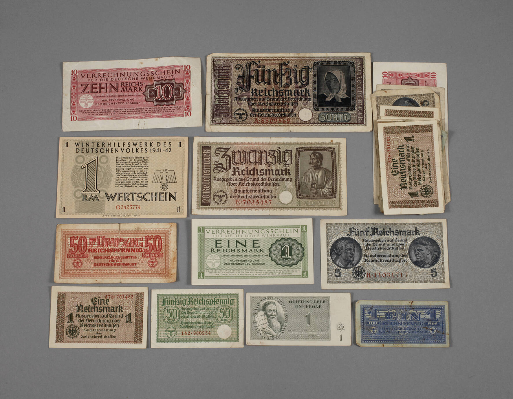 Konvolut alte Geldscheine