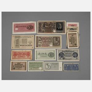 Konvolut alte Geldscheine
