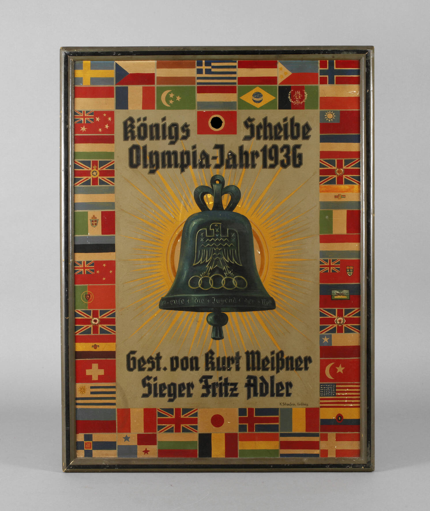 Schützenscheibe 1936