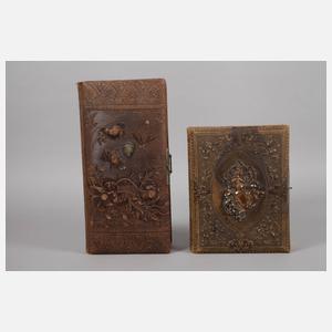 Zwei Alben militärische Aufnahmen