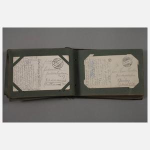 Zwei Ansichtskartenalben Feldpost