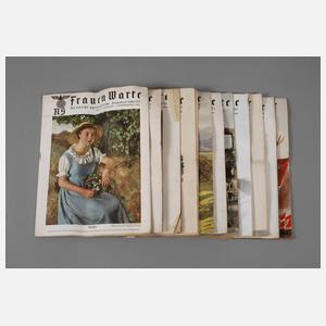 Zehn Zeitschriften NS Frauenwarte
