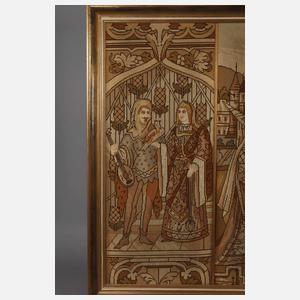 Große Gobelinstickerei