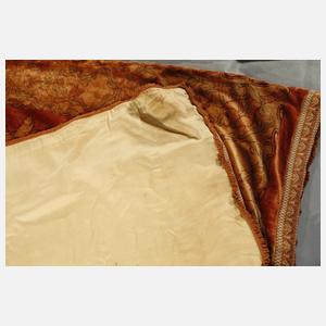 Paar Samtvorhänge Jugendstil