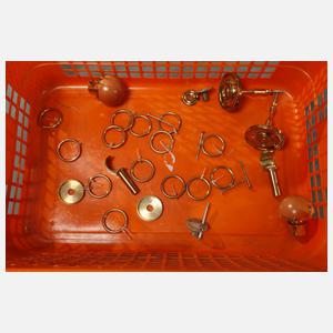 Paar Samtvorhänge Jugendstil