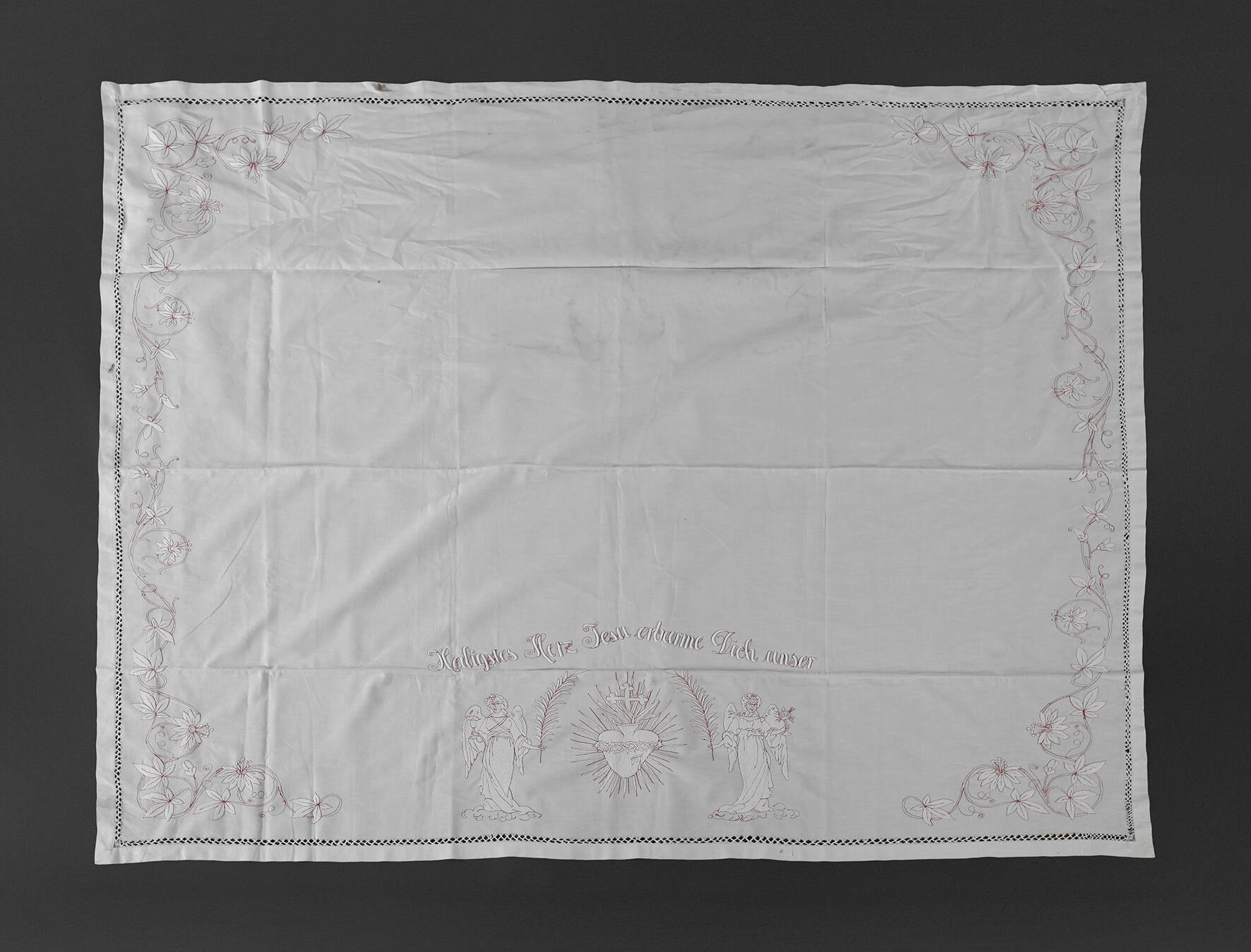 Altartuch mit Herz-Jesu-Motiv