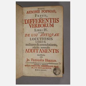 Fünf lateinische Bücher in drei Bänden