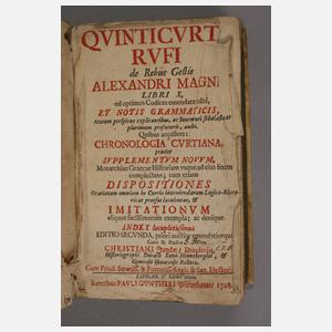 Fünf lateinische Bücher in drei Bänden