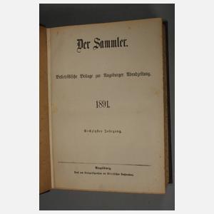 Acht Bände "Der Sammler"