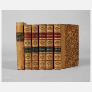 Sechs Bände Oeuvres Belletristik