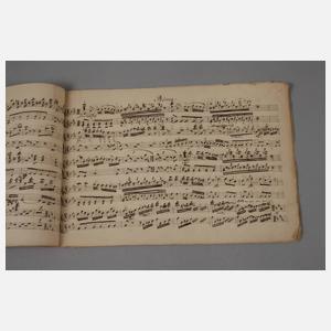 Notenabschrift nach Ferdinand Ries