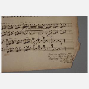 Notenabschrift nach Ferdinand Ries