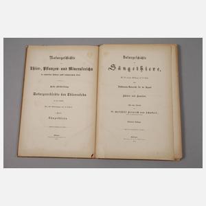 Zwei Bände Naturgeschichte des Thierreichs