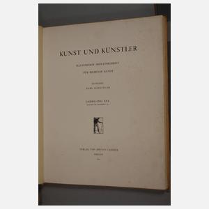 21 Bände Kunst und Künstler