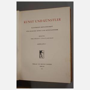 21 Bände Kunst und Künstler