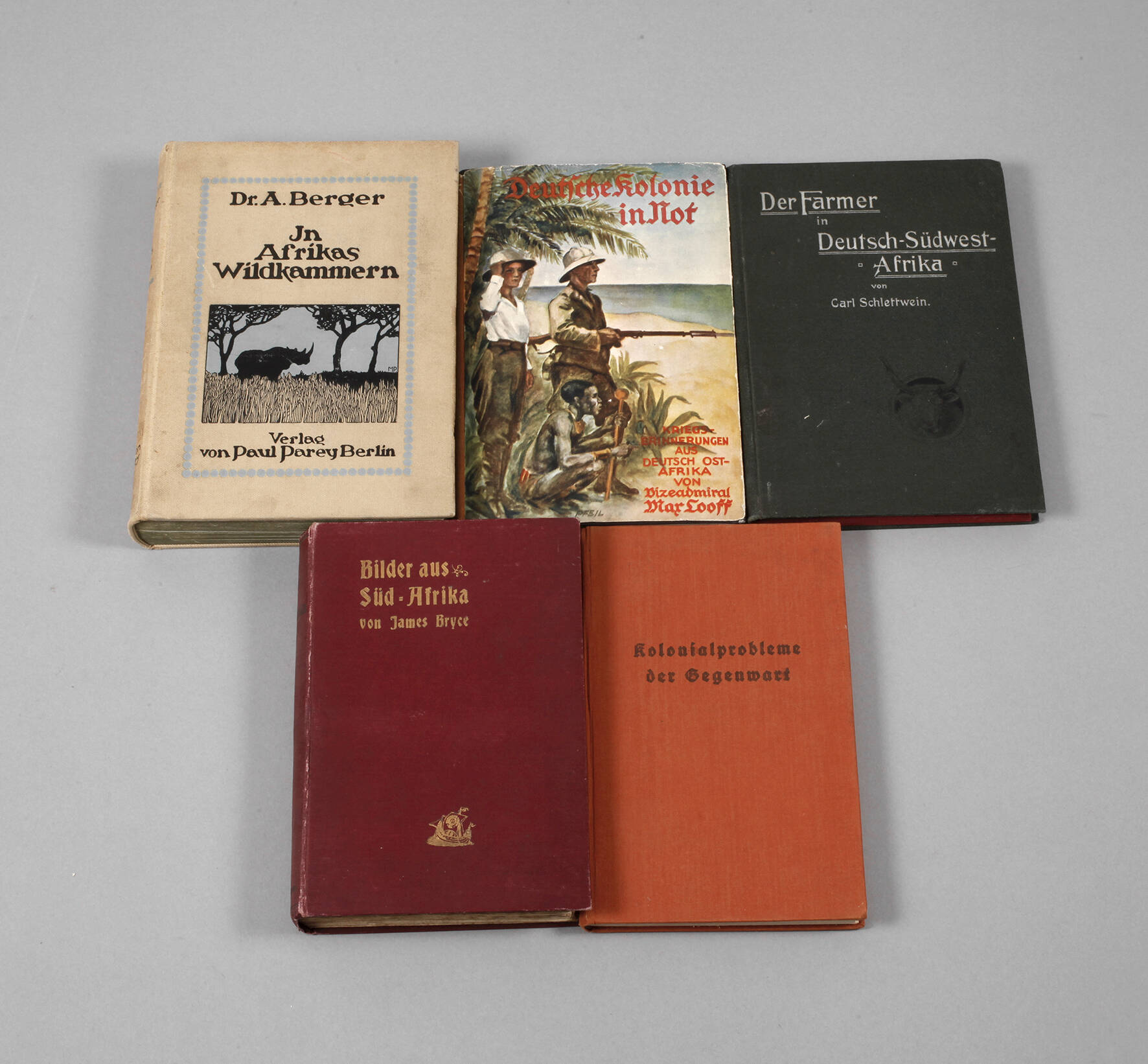 Konvolut Kolonialliteratur