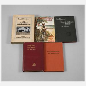 Konvolut Kolonialliteratur