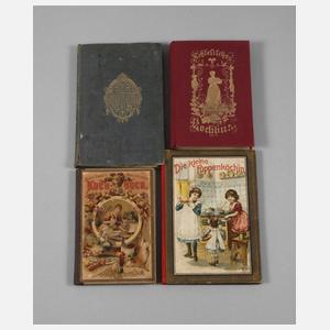 Vier Kochbücher