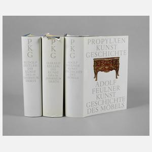 Drei Bände Propyläen Kunstgeschichte