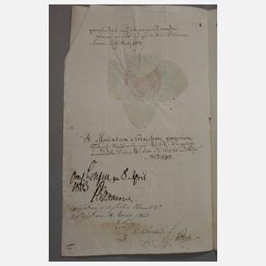 Konvolut historische Dokumente