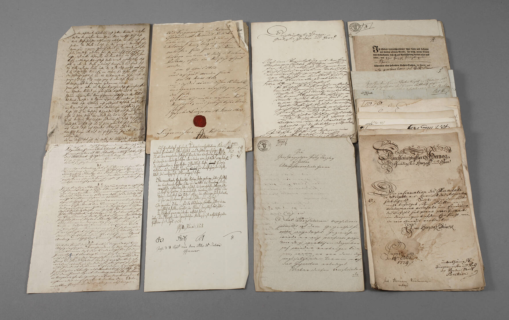 Konvolut historische Dokumente
