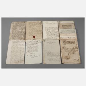Konvolut historische Dokumente