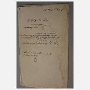 Konvolut historische Dokumente