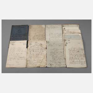 Konvolut historische Dokumente