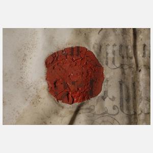 Brief der Obermeister und Meister der Rotgerber