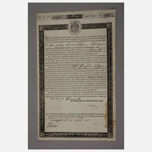 Obligation der Königl. Westf. Amortisationskasse