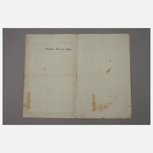 Obligation der Königl. Westf. Amortisationskasse