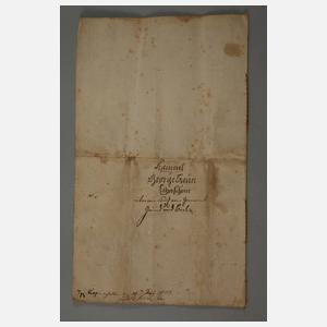 Konvolut historische Dokumente