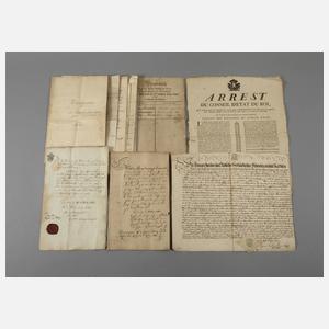 Konvolut historische Dokumente