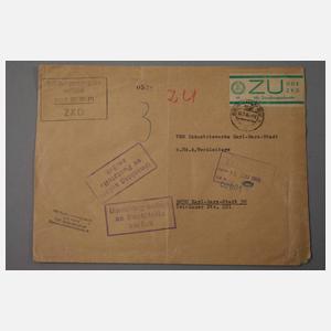 Briefmarken DDR, Zentraler Kurierdienst