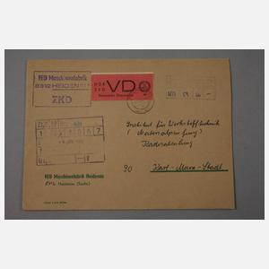 Briefmarken DDR, Zentraler Kurierdienst