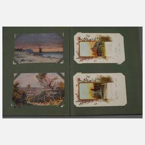 Postkartenalbum Kunst und Kitsch