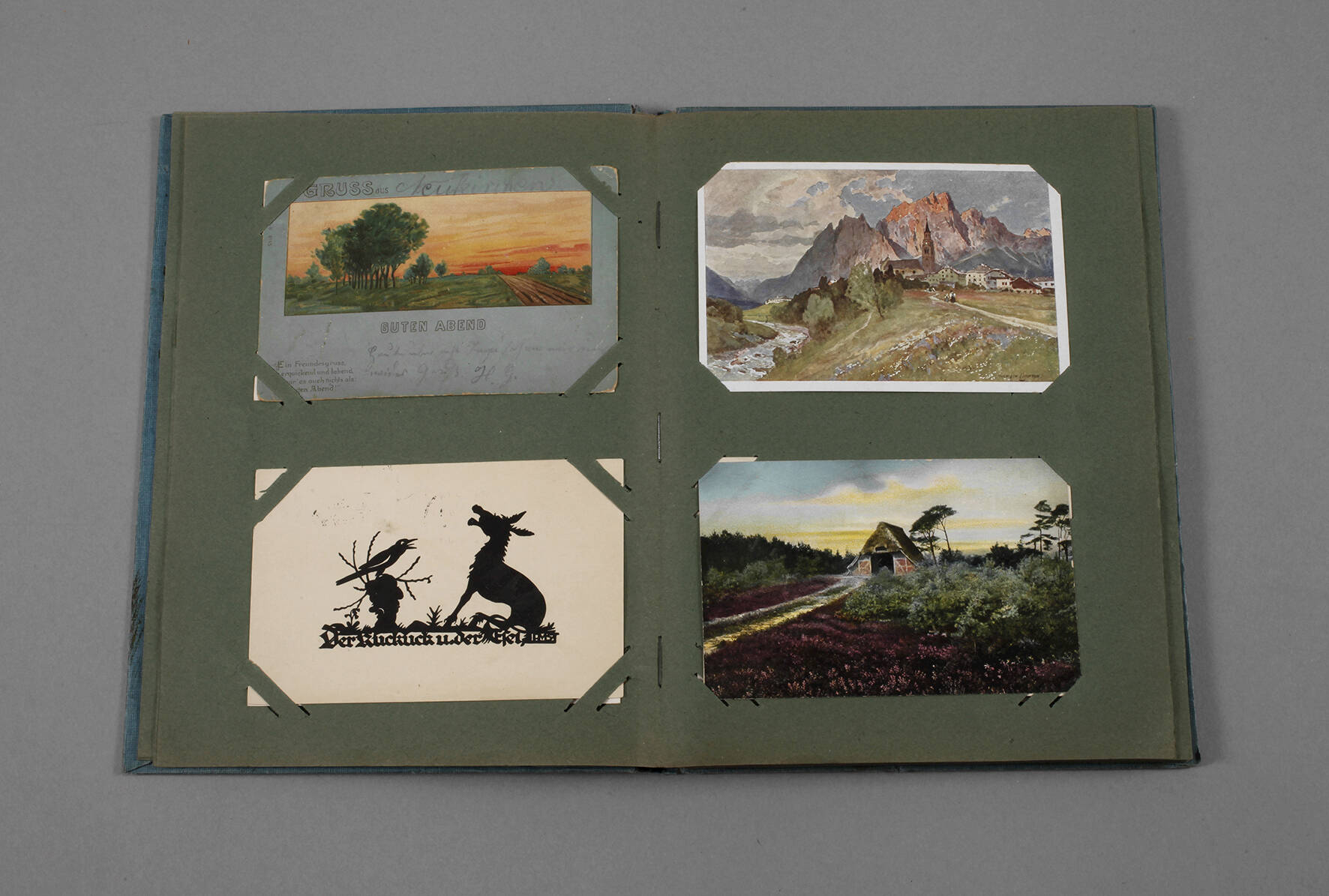 Postkartenalbum Kunst und Kitsch