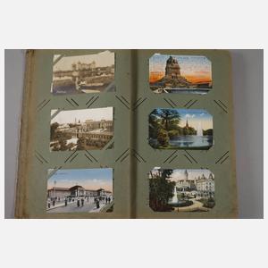 Ansichtskartenalbum Leipzig und Dresden