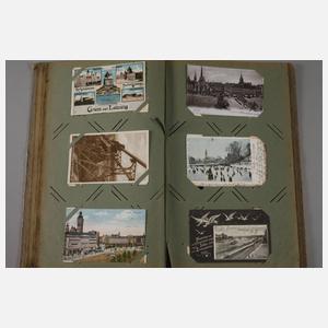 Ansichtskartenalbum Leipzig und Dresden