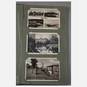 Zwei Ansichtskartenalben Köln, Düsseldorf