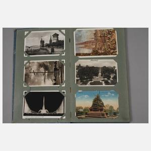 Zwei Ansichtskartenalben Köln, Düsseldorf