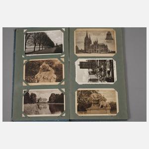 Zwei Ansichtskartenalben Köln, Düsseldorf