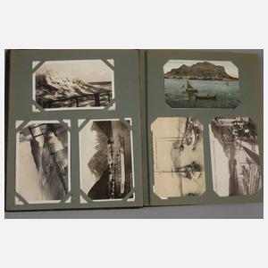 Postkartenalbum Schiffe und Marine