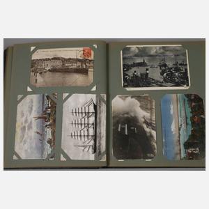 Postkartenalbum Schiffe und Marine
