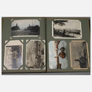 Postkartenalbum Schiffe und Marine