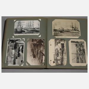 Postkartenalbum Schiffe und Marine
