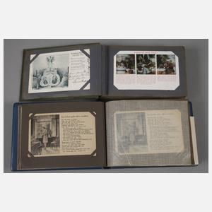 Zwei Alben Liederkarten