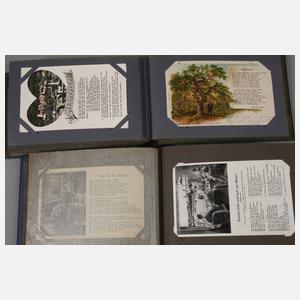 Zwei Alben Liederkarten