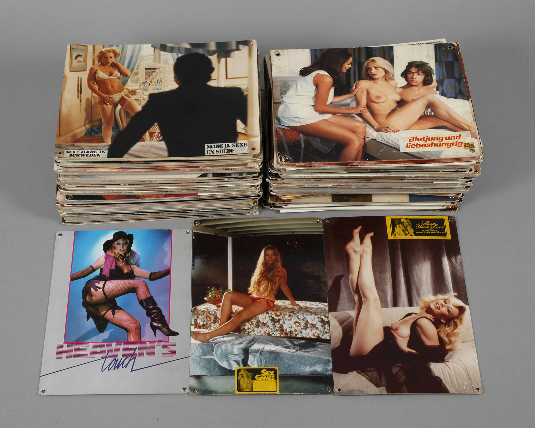 Konvolut erotische Filmtafeln