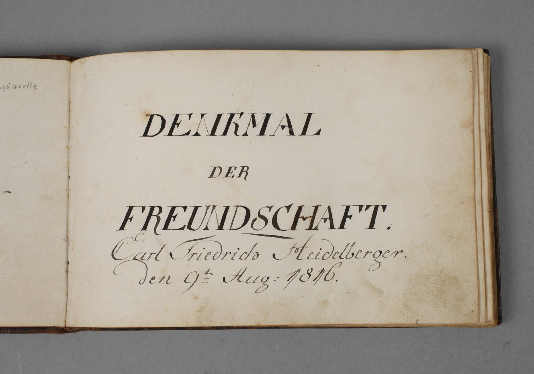 Stammbuch Plauen/Vogtland